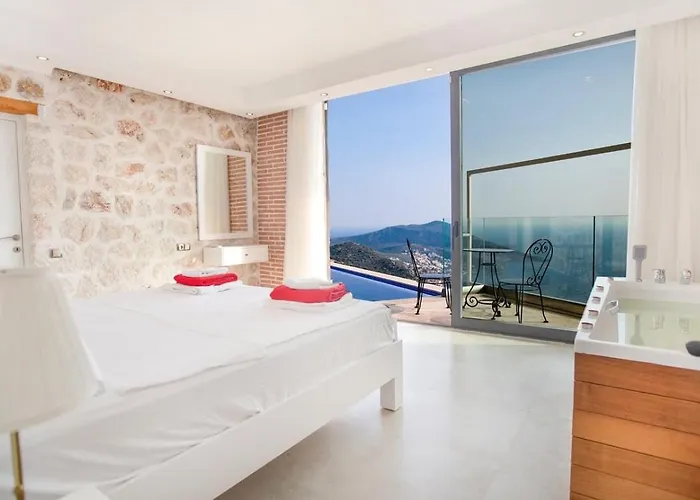 Villa Koerdere 1 Bedroom Secluded With Private Pool Heated Pool Hot Tub Kalkan